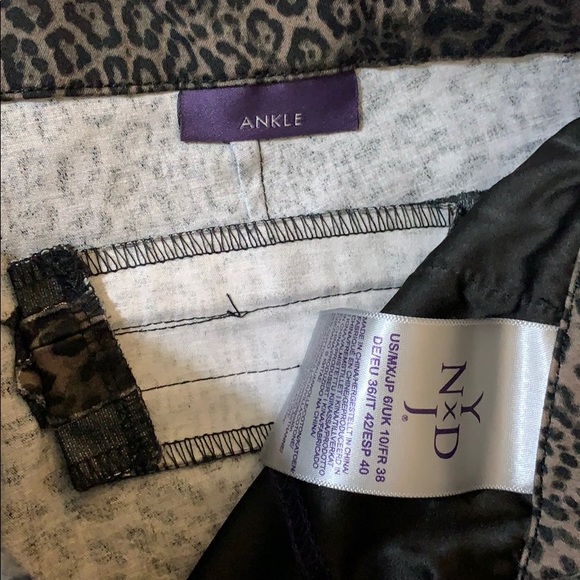 LAST CHANCE - NYDJ not your daughters jeans cheetah print pants - Picture 5 of 7
